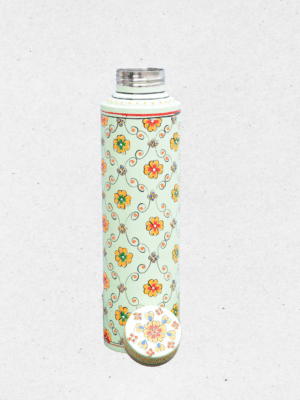 Pastel Blossom Hand-Painted Bottle